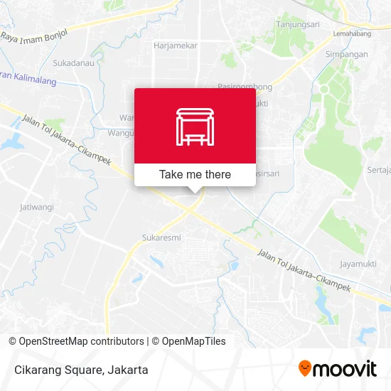 Cikarang Square map