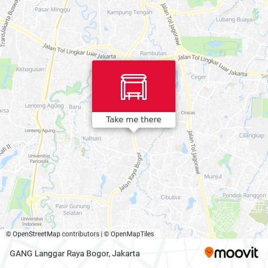 GANG Langgar Raya Bogor map