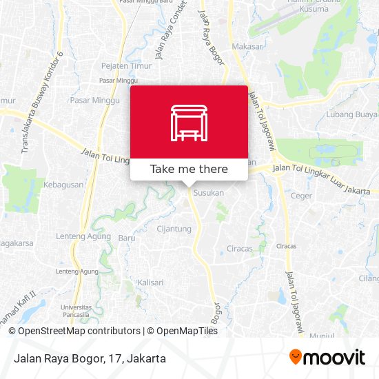 Jalan Raya Bogor, 17 map