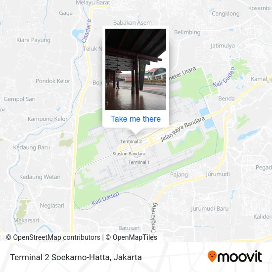 Terminal 2 Soekarno-Hatta map