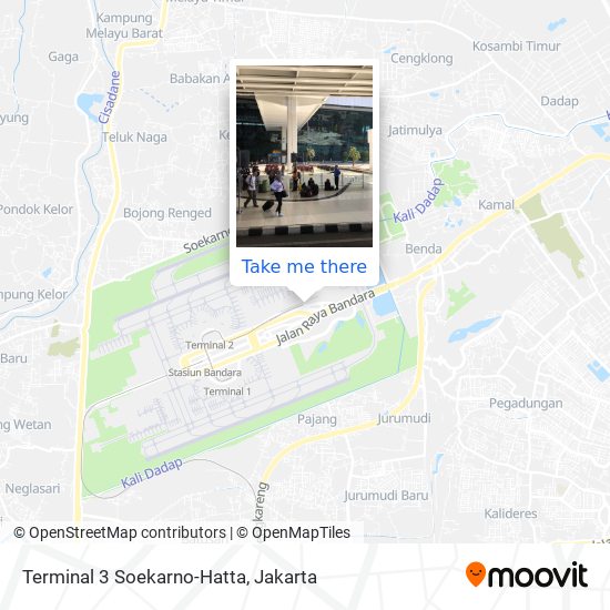 Terminal 3 Soekarno-Hatta map