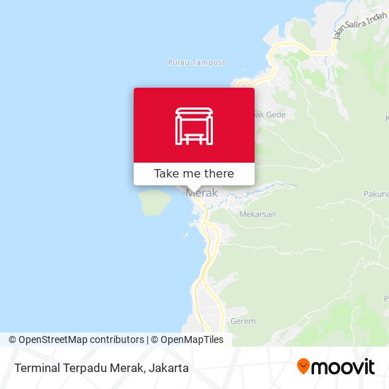 Terminal Terpadu Merak map