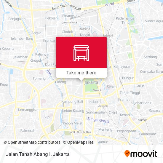 Jalan Tanah Abang I map