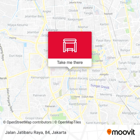 Jalan Jatibaru Raya, 84 map