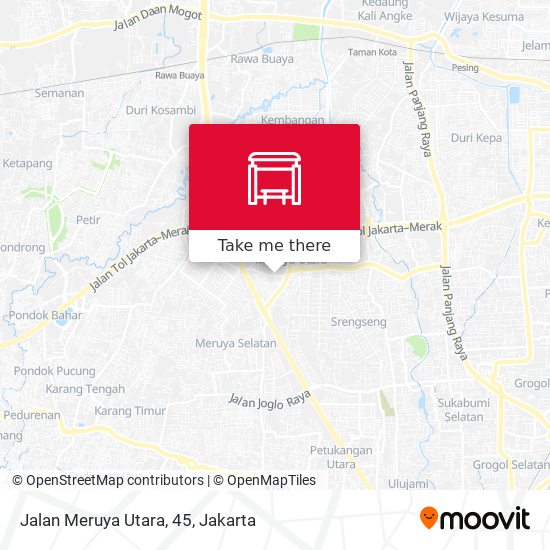 Jalan Meruya Utara, 45 map