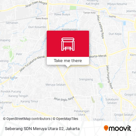 Seberang SDN Meruya Utara 02 map