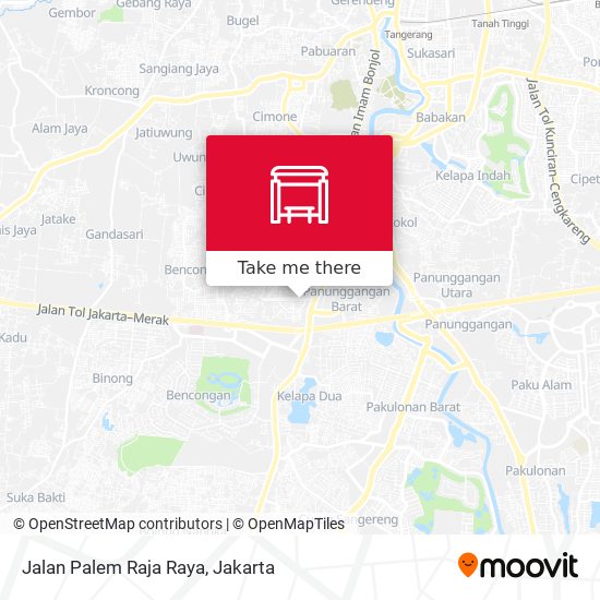 Jalan Palem Raja Raya map