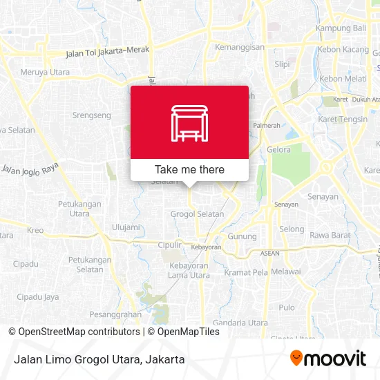 Jalan Limo Grogol Utara map