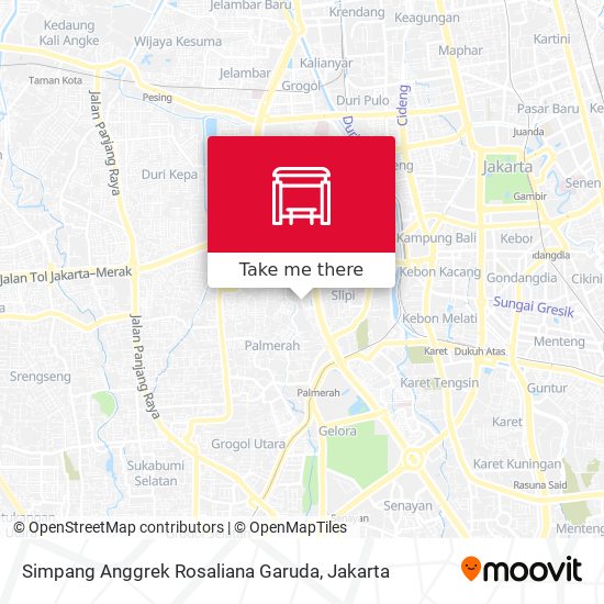 Simpang Anggrek Rosaliana Garuda map