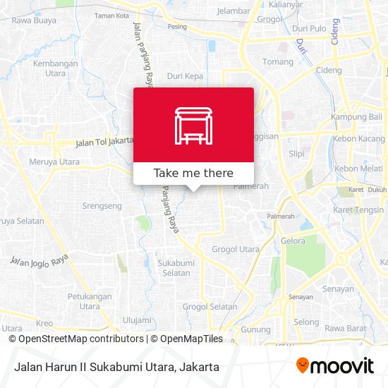 Jalan Harun II Sukabumi Utara map