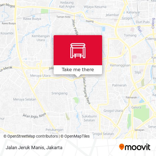 Jalan Jeruk Manis map