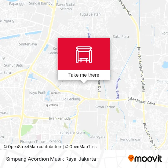 Simpang Acordion Musik Raya map