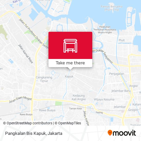 Pangkalan Bis Kapuk map