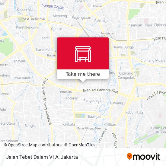 Jalan Tebet Dalam VI A map