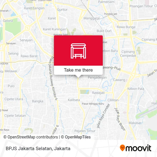 BPJS Jakarta Selatan map
