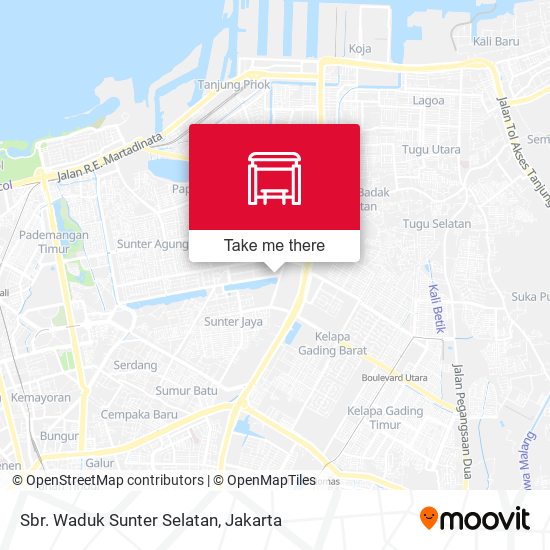 Sbr. Waduk Sunter Selatan map