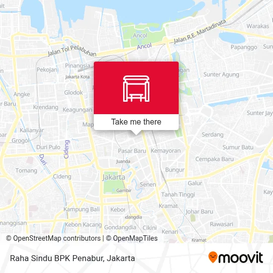 Raha Sindu BPK Penabur map