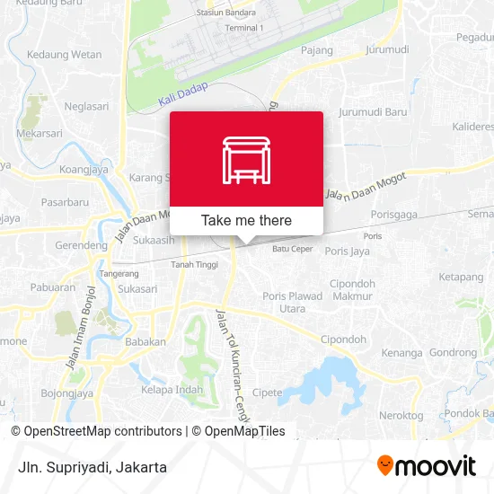 Jln. Supriyadi map