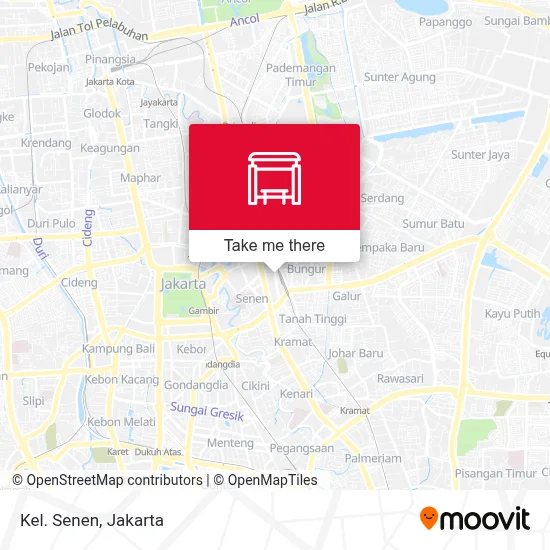 Kel. Senen map