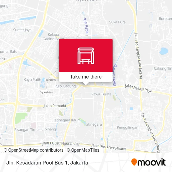Jln. Kesadaran Pool Bus 1 map