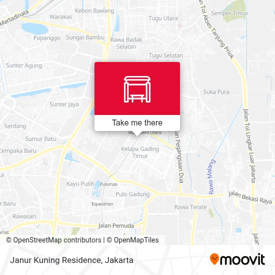 Janur Kuning Residence map