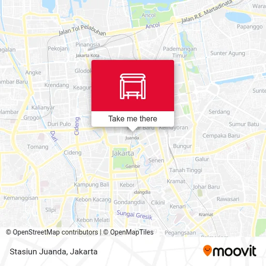 Stasiun Juanda map