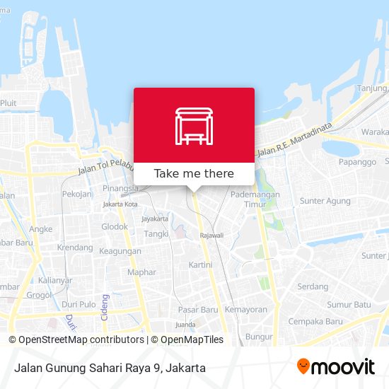 Jalan Gunung Sahari Raya 9 map