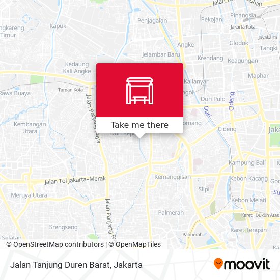 Jalan Tanjung Duren Barat map
