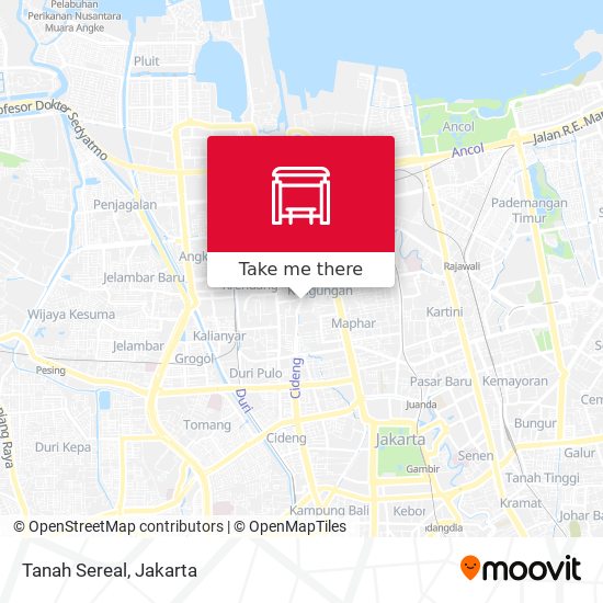 Tanah Sereal map