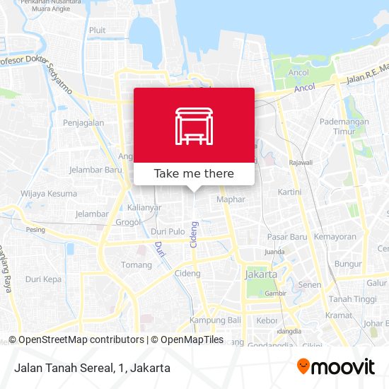 Jalan Tanah Sereal, 1 map