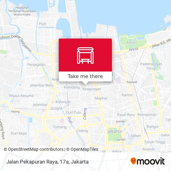 Jalan Pekapuran Raya, 17a map
