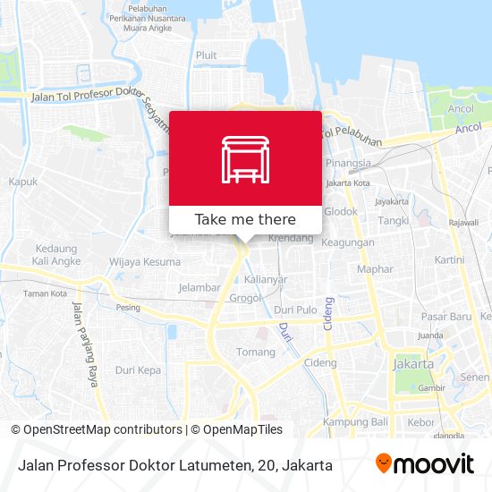 Jalan Professor Doktor Latumeten, 20 map