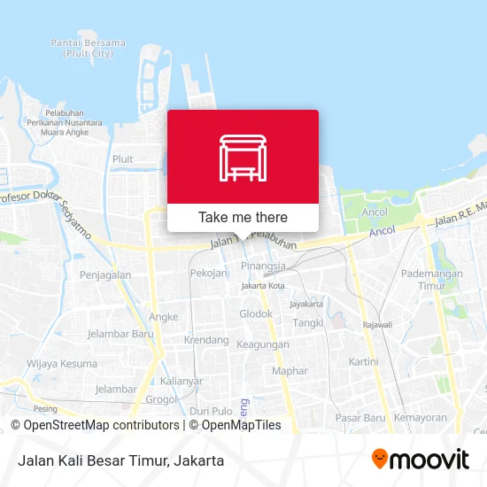 Jalan Kali Besar Timur map