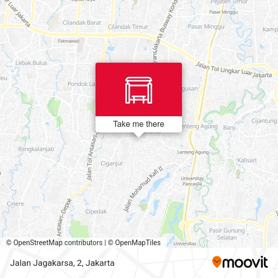 Jalan Jagakarsa, 2 map