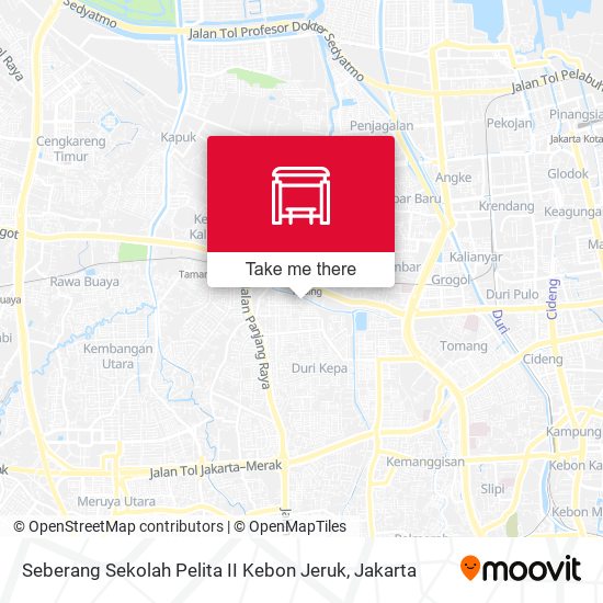 Seberang Sekolah Pelita II Kebon Jeruk map