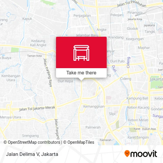 Jalan Delima V map
