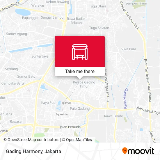 Gading Harmony map