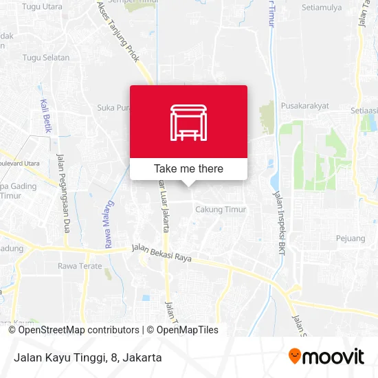 Jalan Kayu Tinggi, 8 map