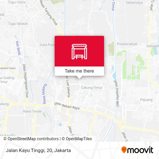 Jalan Kayu Tinggi, 20 map