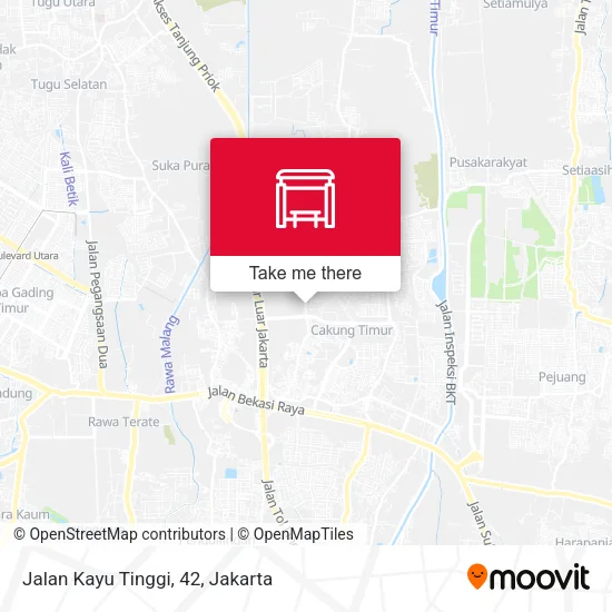 Jalan Kayu Tinggi, 42 map