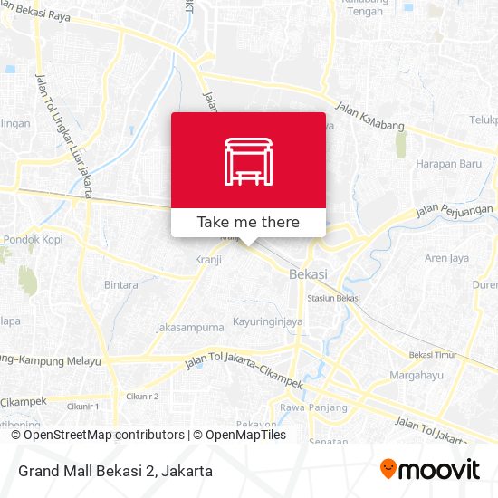 Grand Mall Bekasi 2 map