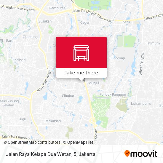 Jalan Raya Kelapa Dua Wetan, 5 map