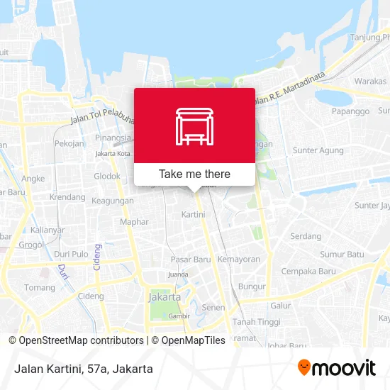 Jalan Kartini, 57a map