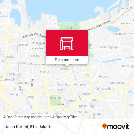 Jalan Kartini, 51a map
