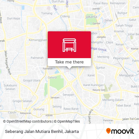 Seberang Jalan Mutiara Benhil map