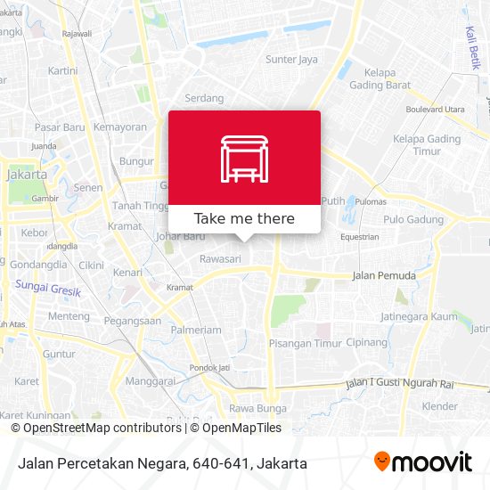 Jalan Percetakan Negara, 640-641 map