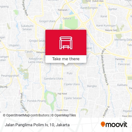 Jalan Panglima Polim Iv, 10 map