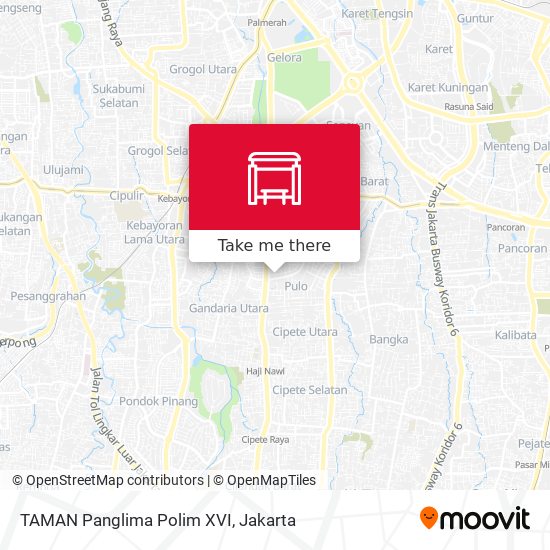 TAMAN Panglima Polim XVI map