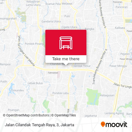 Jalan Cilandak Tengah Raya, 3 map