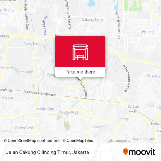 Jalan Cakung Cilincing Timur map